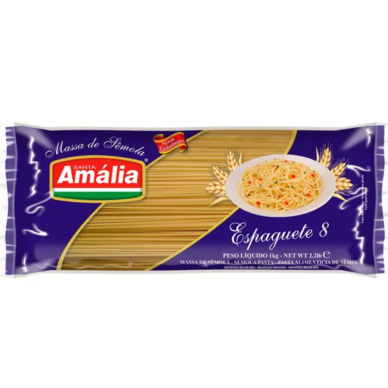 Macarrão Santa Amália Espaguete 1Kg