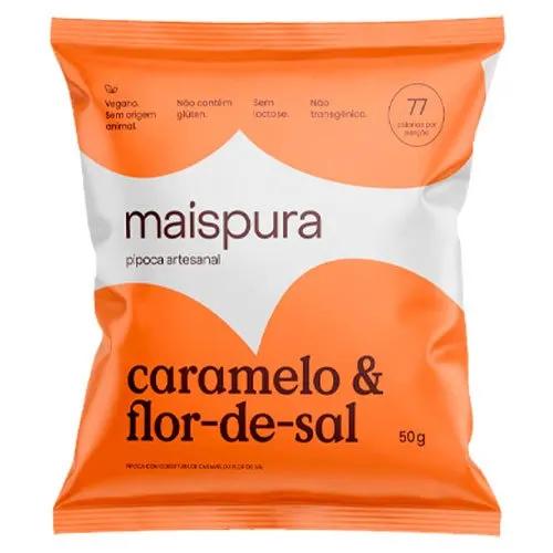 Maispura Pipoca Artesanal Caramelo e Flor-de-Sal 50g