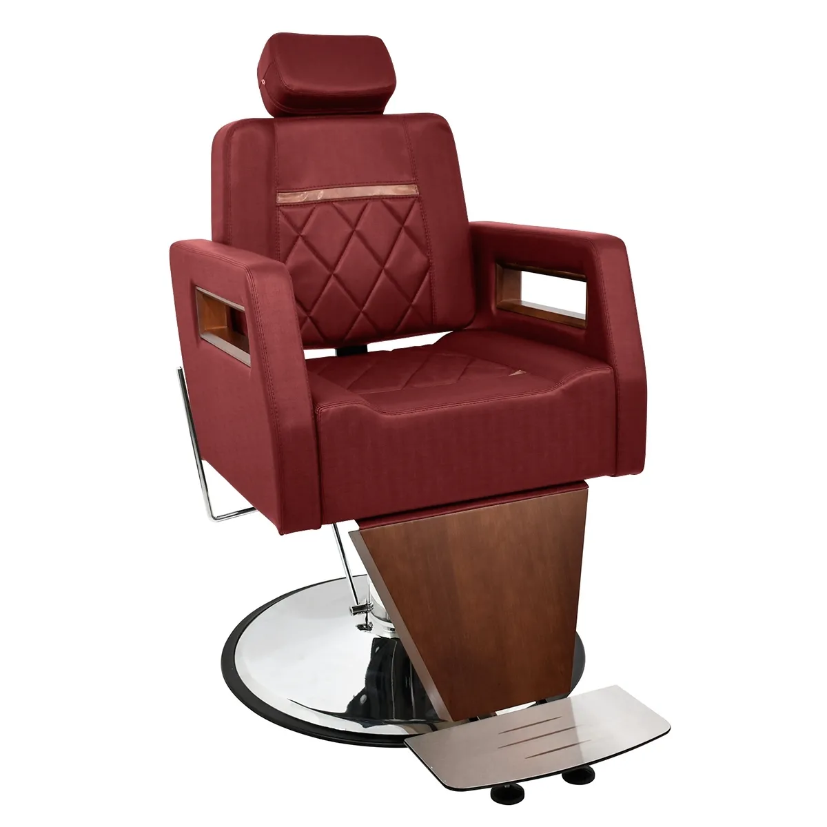 Cadeira de Barbeiro Malbec Kixiki Bordeaux Perol