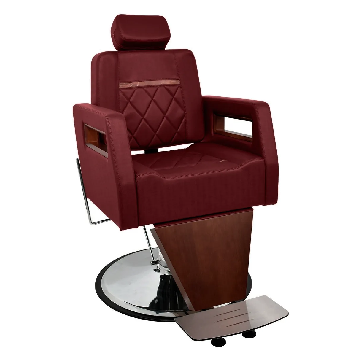 Cadeira de Barbeiro Malbec Kixiki Vinho Fosco