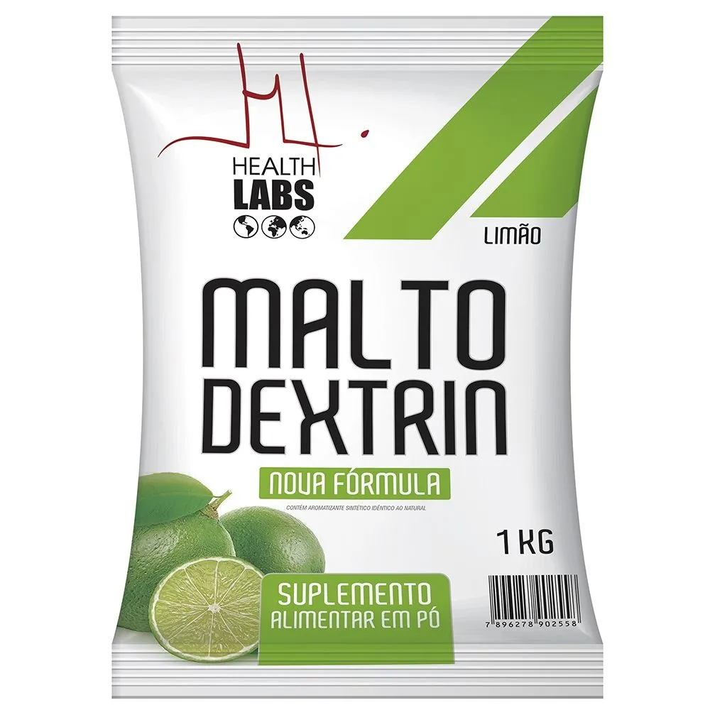 Maltodextrin Healt Labs Sabor Limão 1 KG