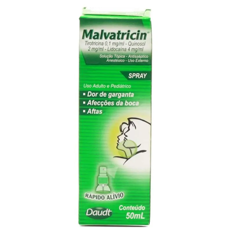 Malvatricin Spray Com 50Ml