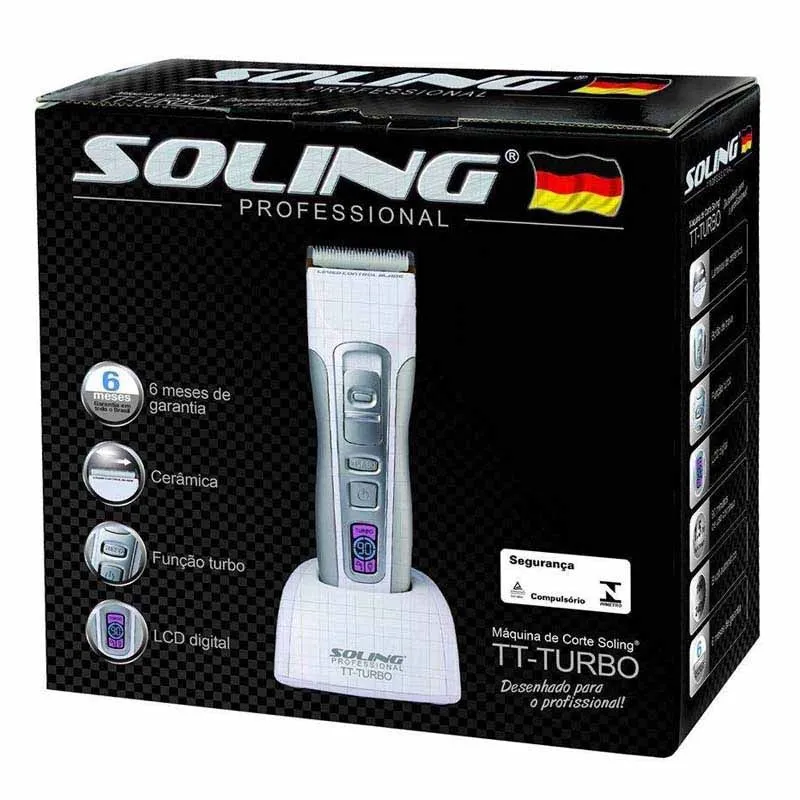 Máquina Para Corte de Cabelo Soling Tt-turbo R:83