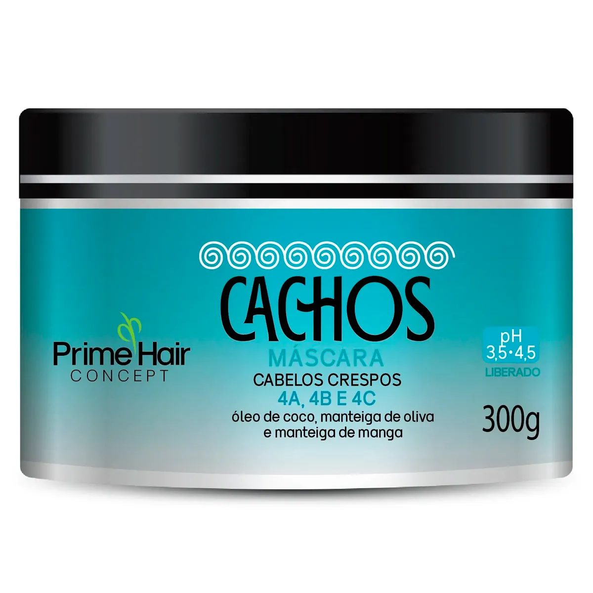 Máscara Cachos Prime Hair Concept Cabelos Crespos 300gr