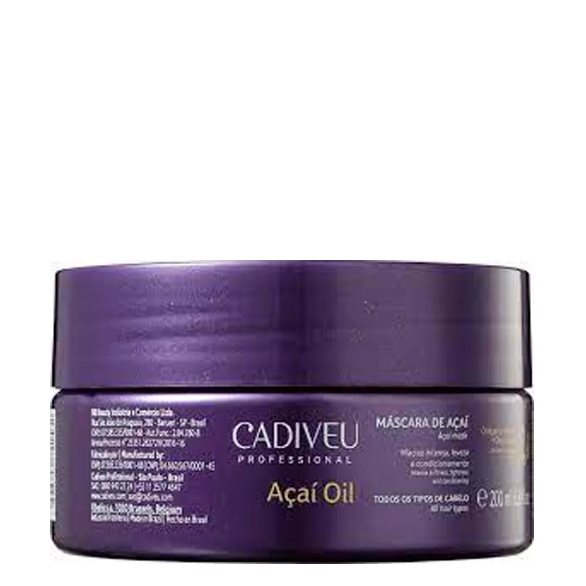 Máscara Capilar Açaí Oil Cadiveu 200ml
