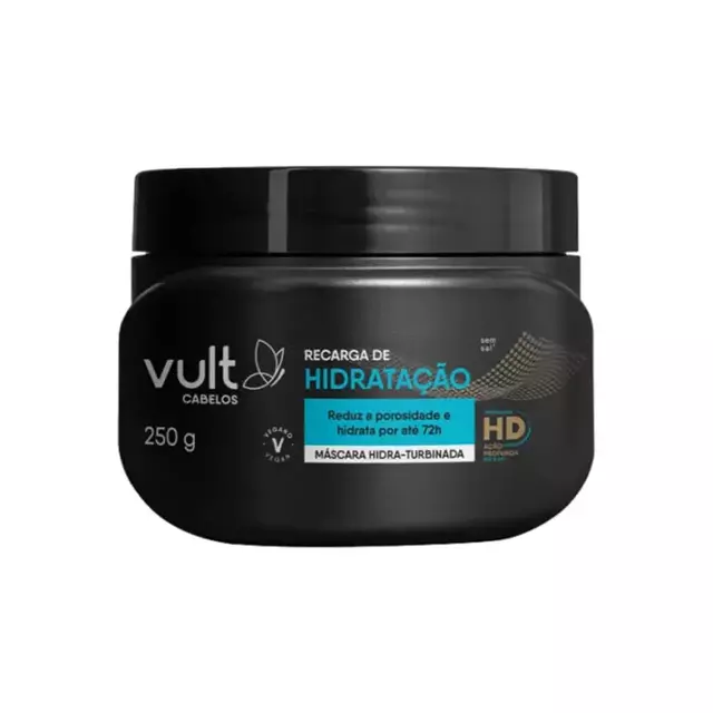 Máscara hidra-turbinada recarga de hidratação 250g - Vult