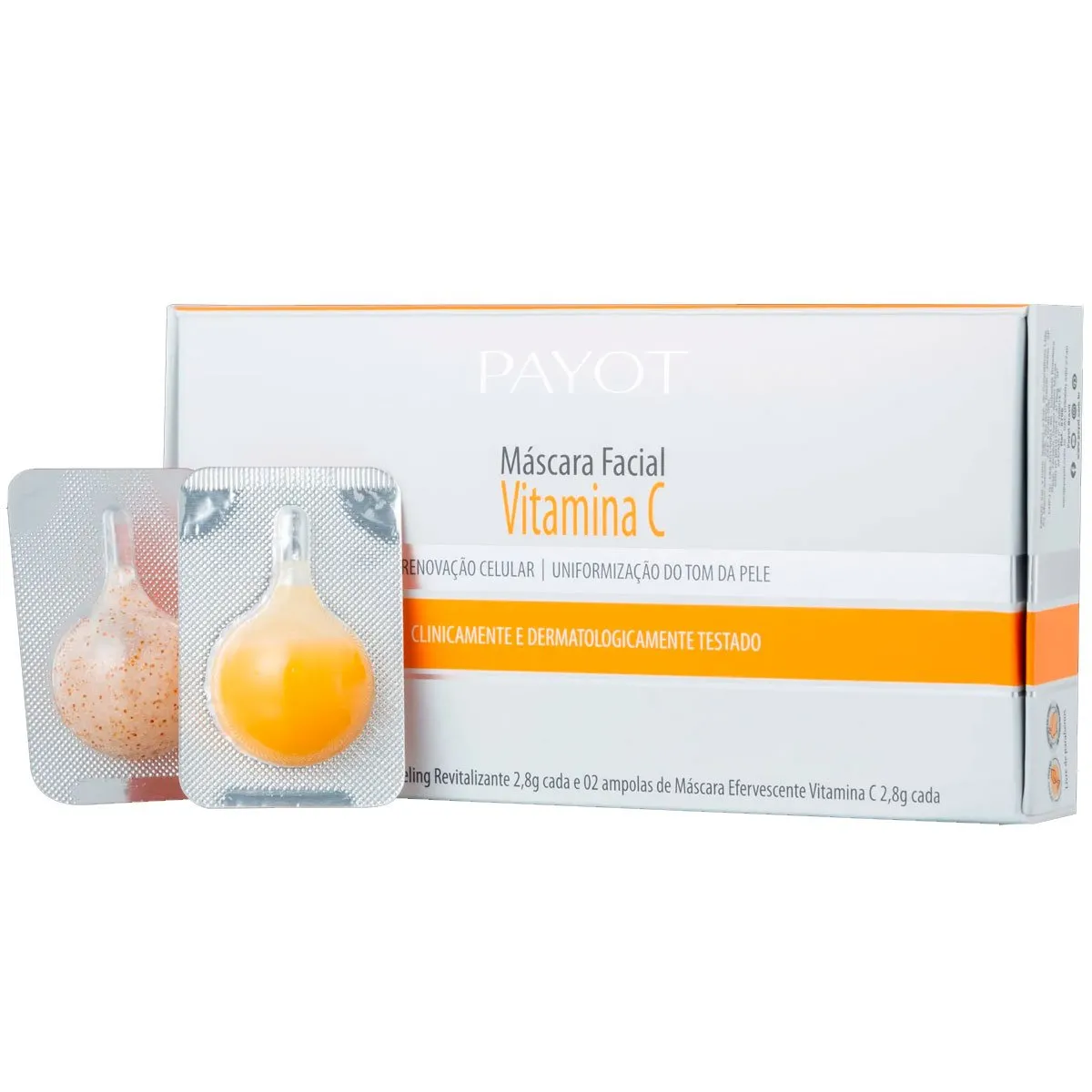 Máscara Facial Vitamina C Payot 4 Ampolas