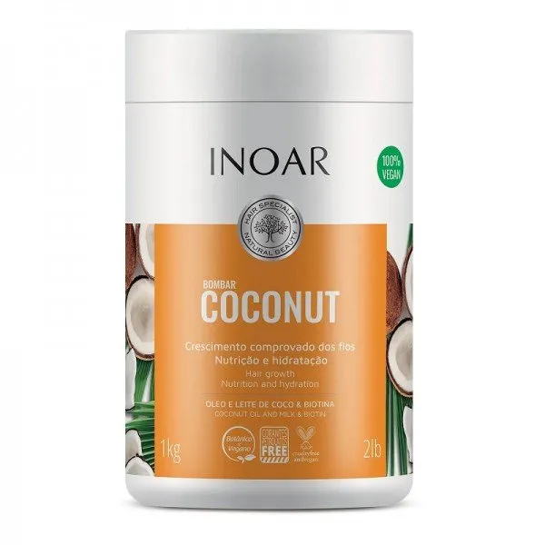 Máscara Inoar Bombar Coconut 1kg
