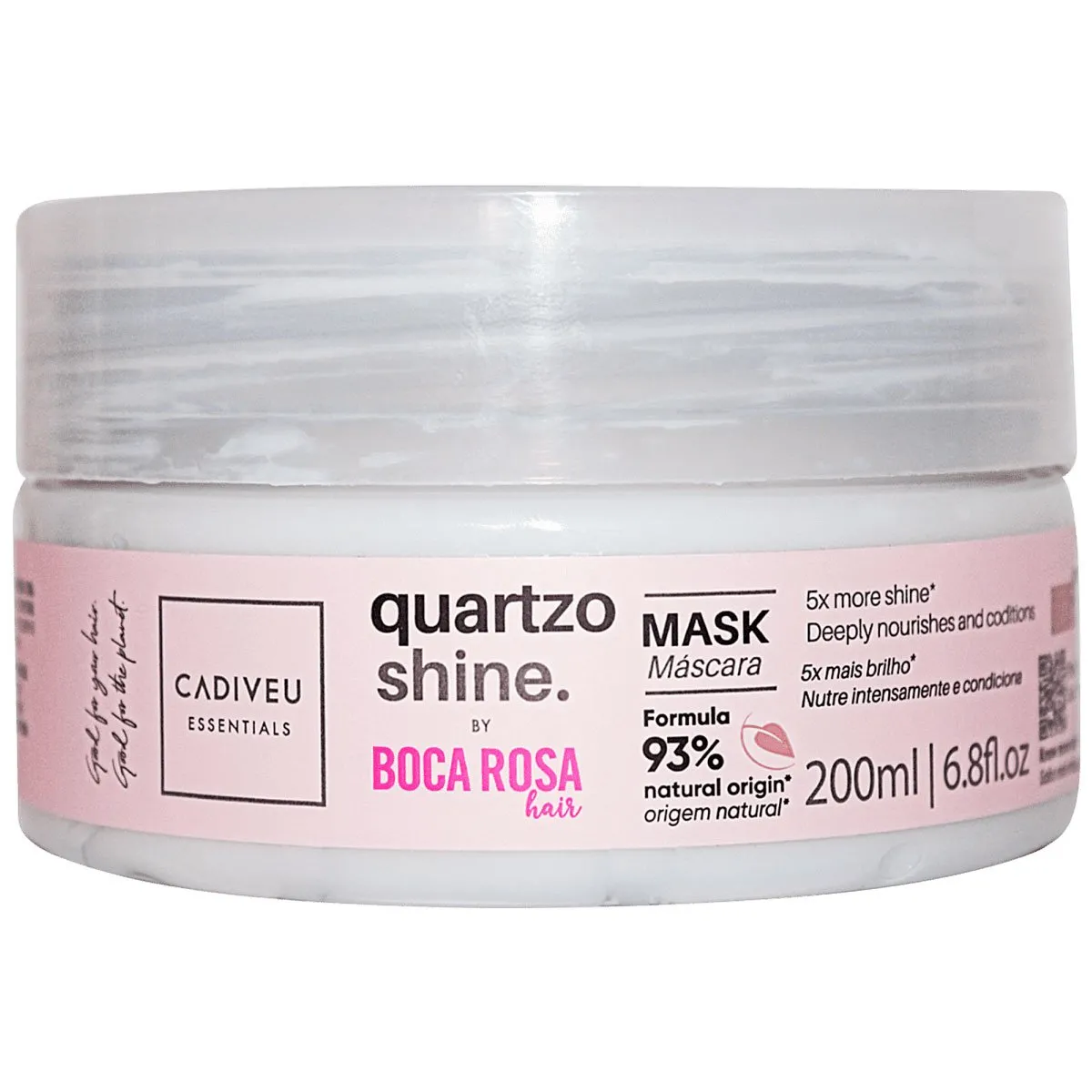 Máscara Capilar Cadiveu Essentials Quartzo Shine By Boca Rosa Hair 200ml