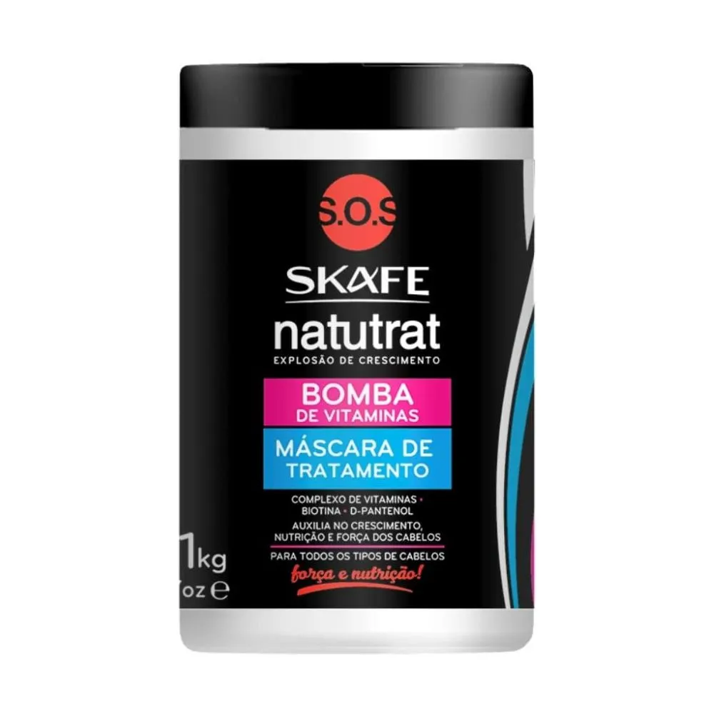 Máscara de Tratamento Skafe Natutrat Bomba de Vitaminas 1kg