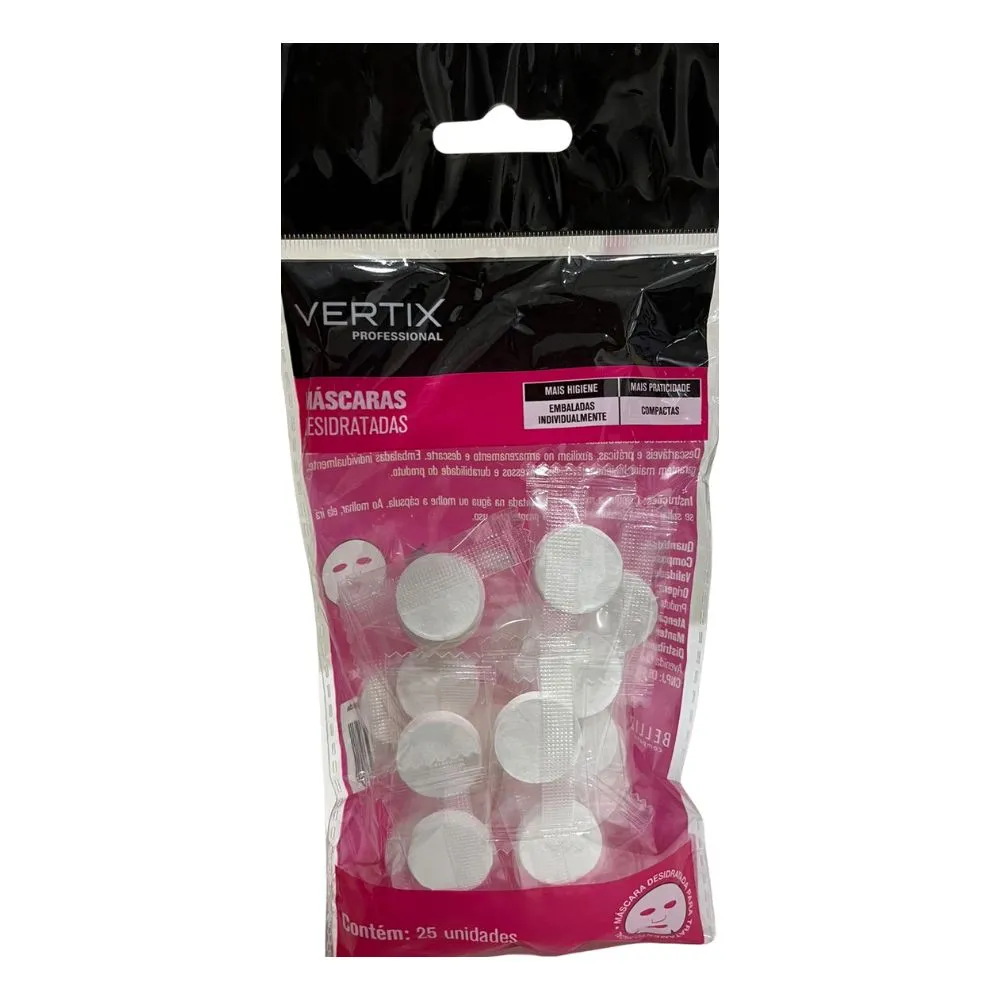 Máscara Desidratada Vertix 25pçs