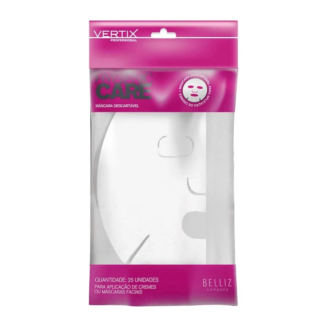 Máscara Facial Descartável Vertix 25pcs Ref 3281