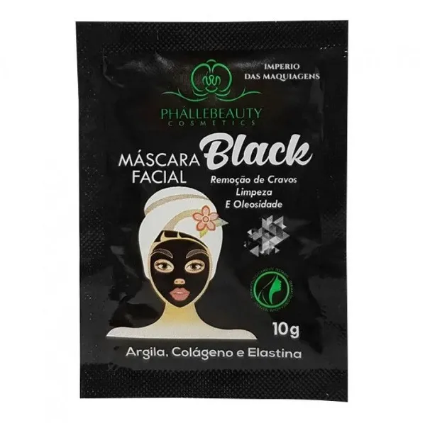 Máscara Facial Phallebeauty Black 10g