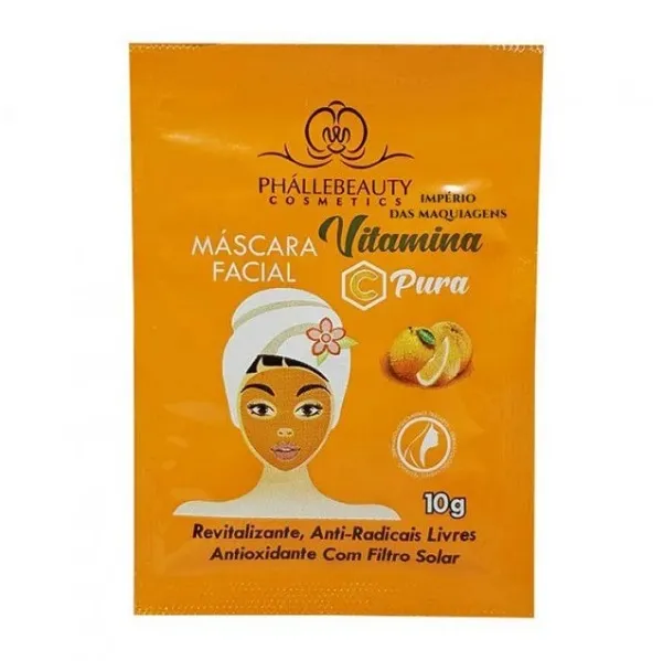 Máscara Facial Phallebeauty Vitamina C 10g