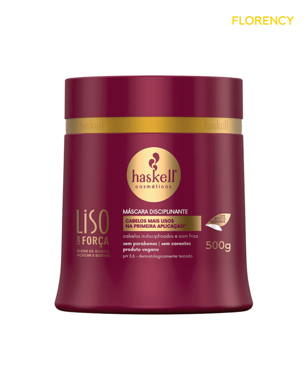 Máscara Haskell 500g Liso com Força