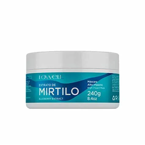 Máscara Lowell Extrato de Mirtilo 240g