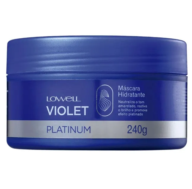 Máscara Hidratante Lowell Violet Platinium 240g