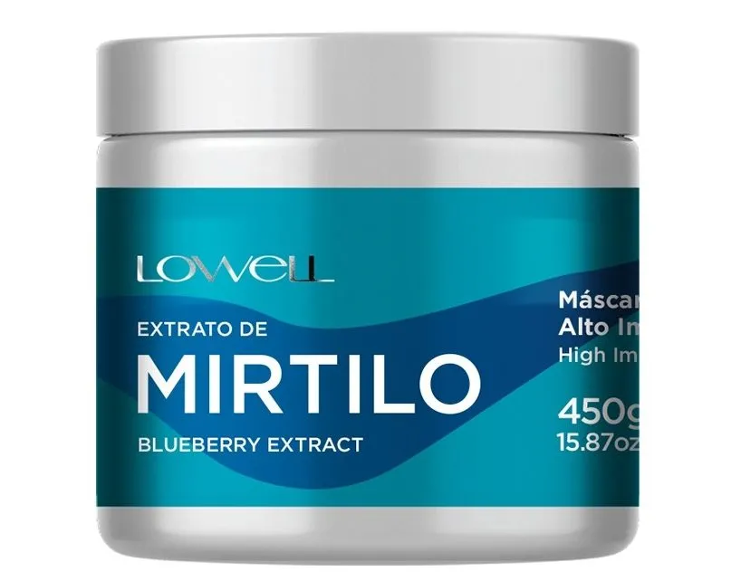 Máscara Lowell Extrato de Mirtilo 450g