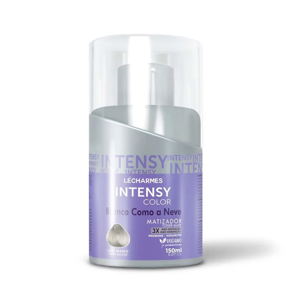 Máscara Matizadora Intensy Color Branco Como a Neve Lecharmes 150ml