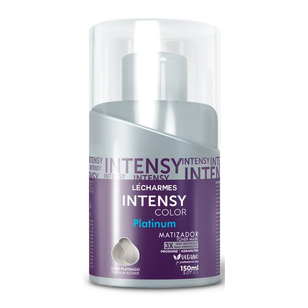 Máscara Matizadora Intensy Color Platinum Lecharmes 150ml