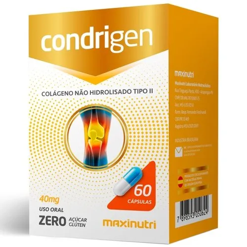 Maxinutri Condrigen Colágeno Tipo II com 60 Cápsulas
