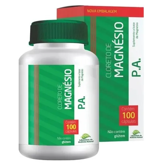 Medinal Cloreto de Magnésio P.A. com 100 Cápsulas