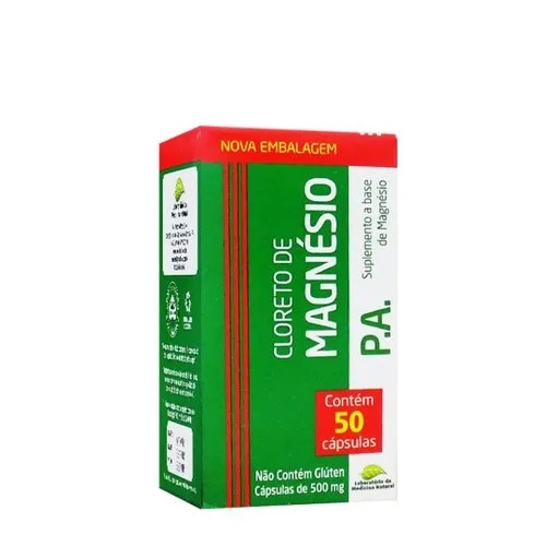Medinal Cloreto de Magnésio P.A. com 50 Cápsulas