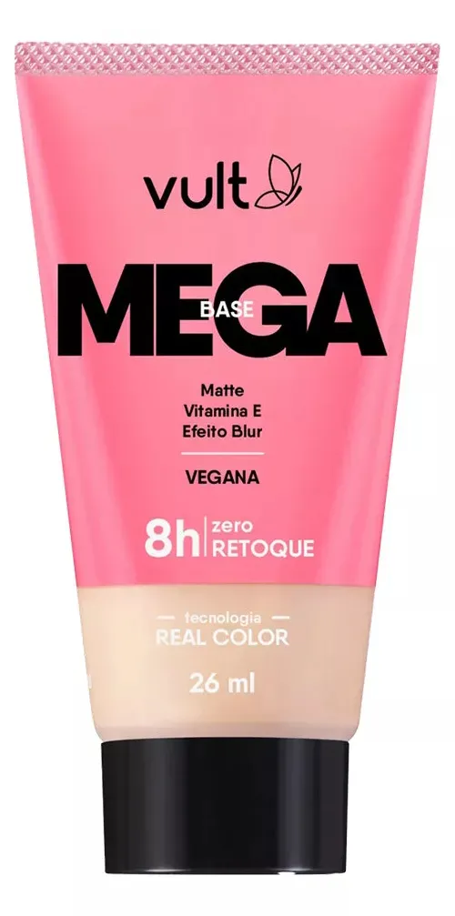Mega Base Matte Efeito Blur Vult 26ml Cor 220