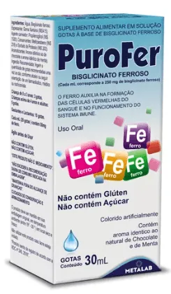 Metalabs Purofer Gotas com 30ml