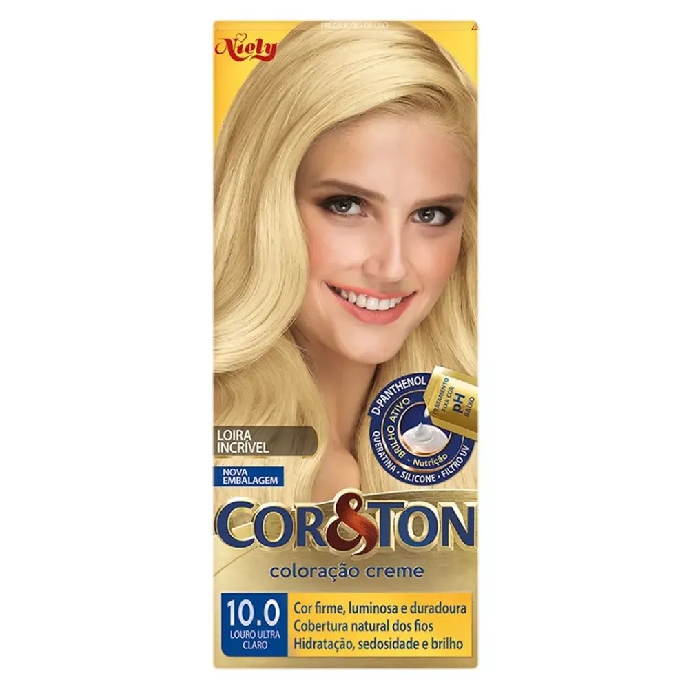 Mini Kit Cor E Ton 10.0 Louro Ultra Claro