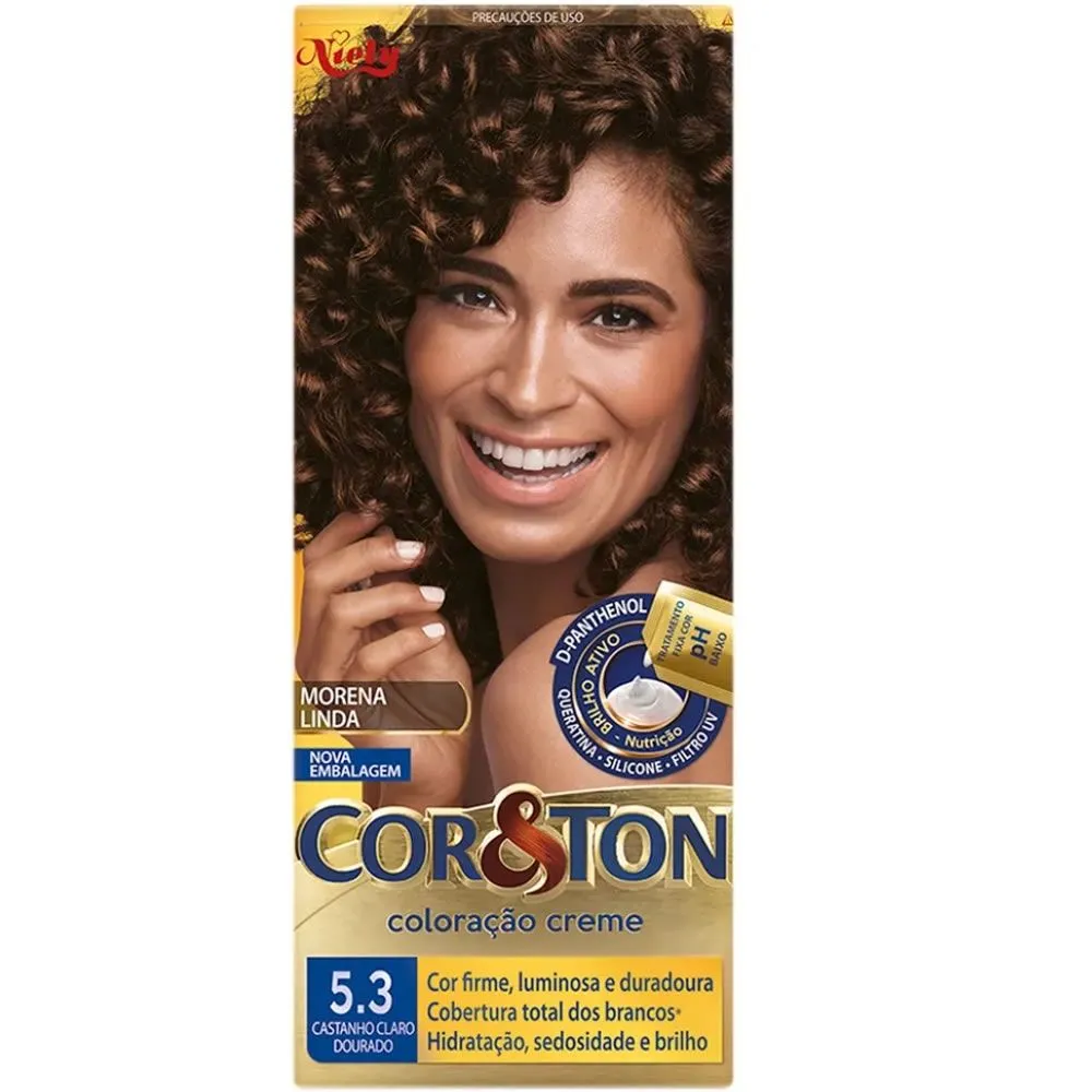 Mini Kit Cor E Ton 5.3 Castanho Claro Dourado