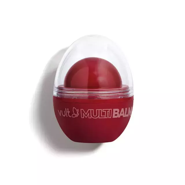 Multi Balm 2 em 1 Vermelho Bala de Morango 6,5g. - Vult