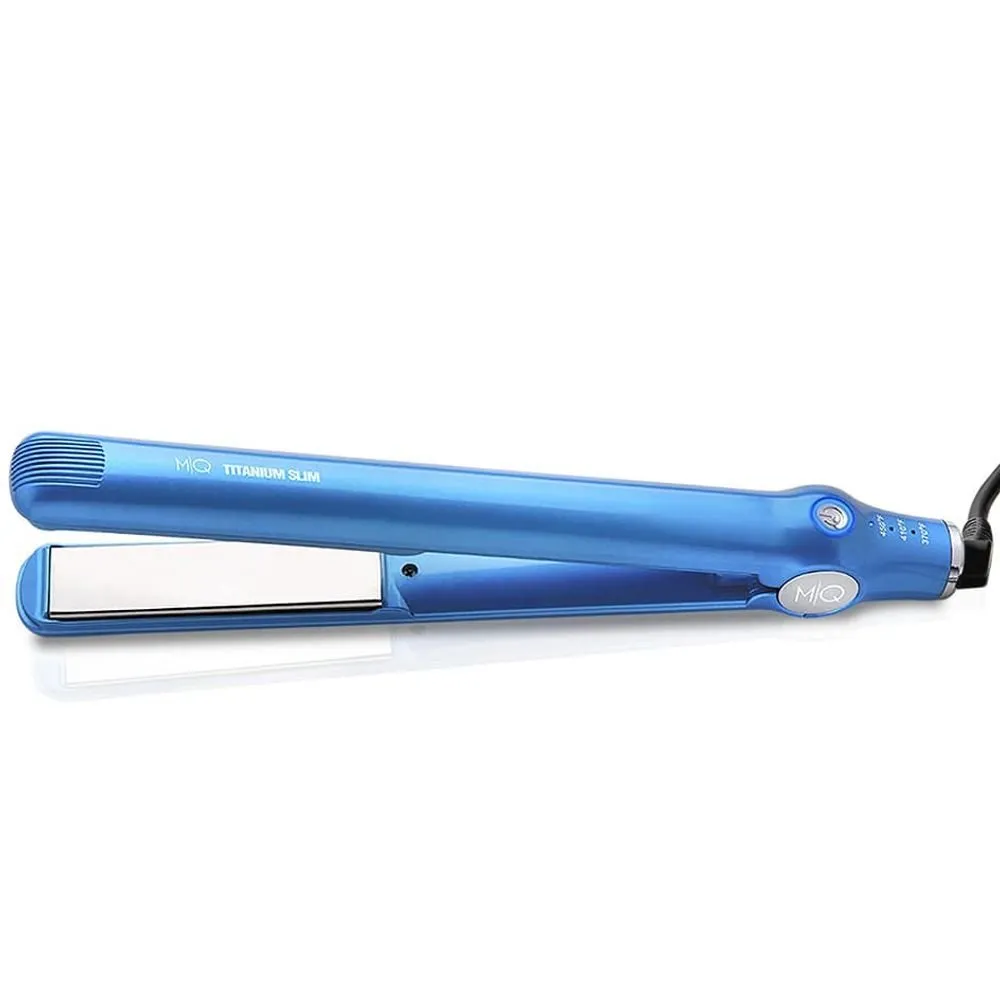 MQ Profissional Chapa Prancha Titanium Slim Blue Bivolt