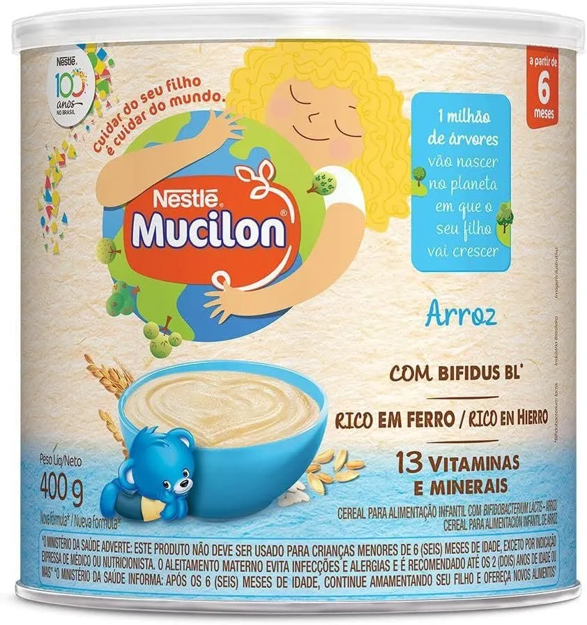 Mucilon Arroz Cereal Infantil Nestlé 400g