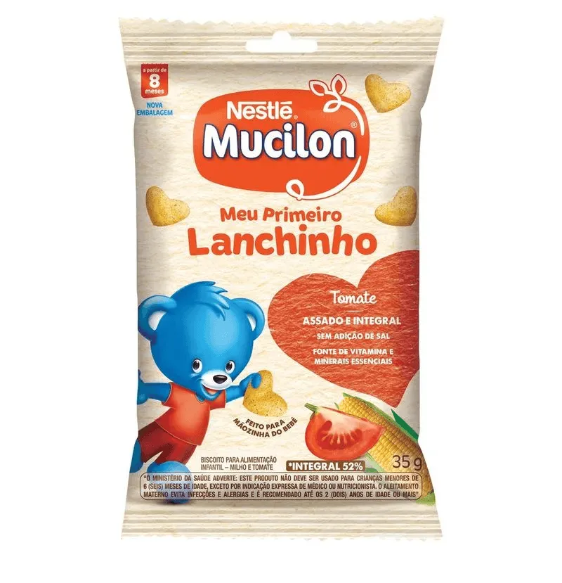 Mucilon Meu Primeiro Lanchinho Tomate com 35g