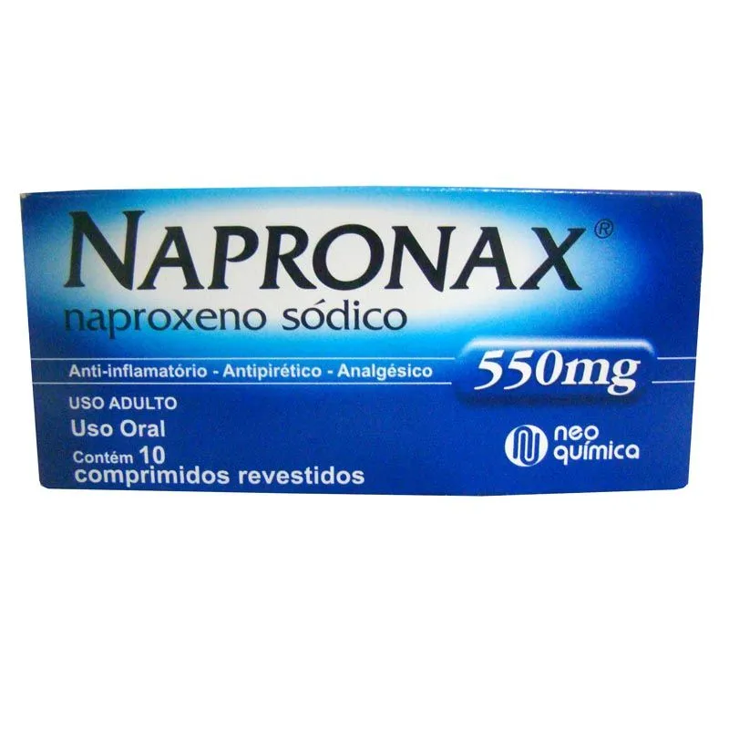 Napronax 550Mg Com 10 Comprimidos