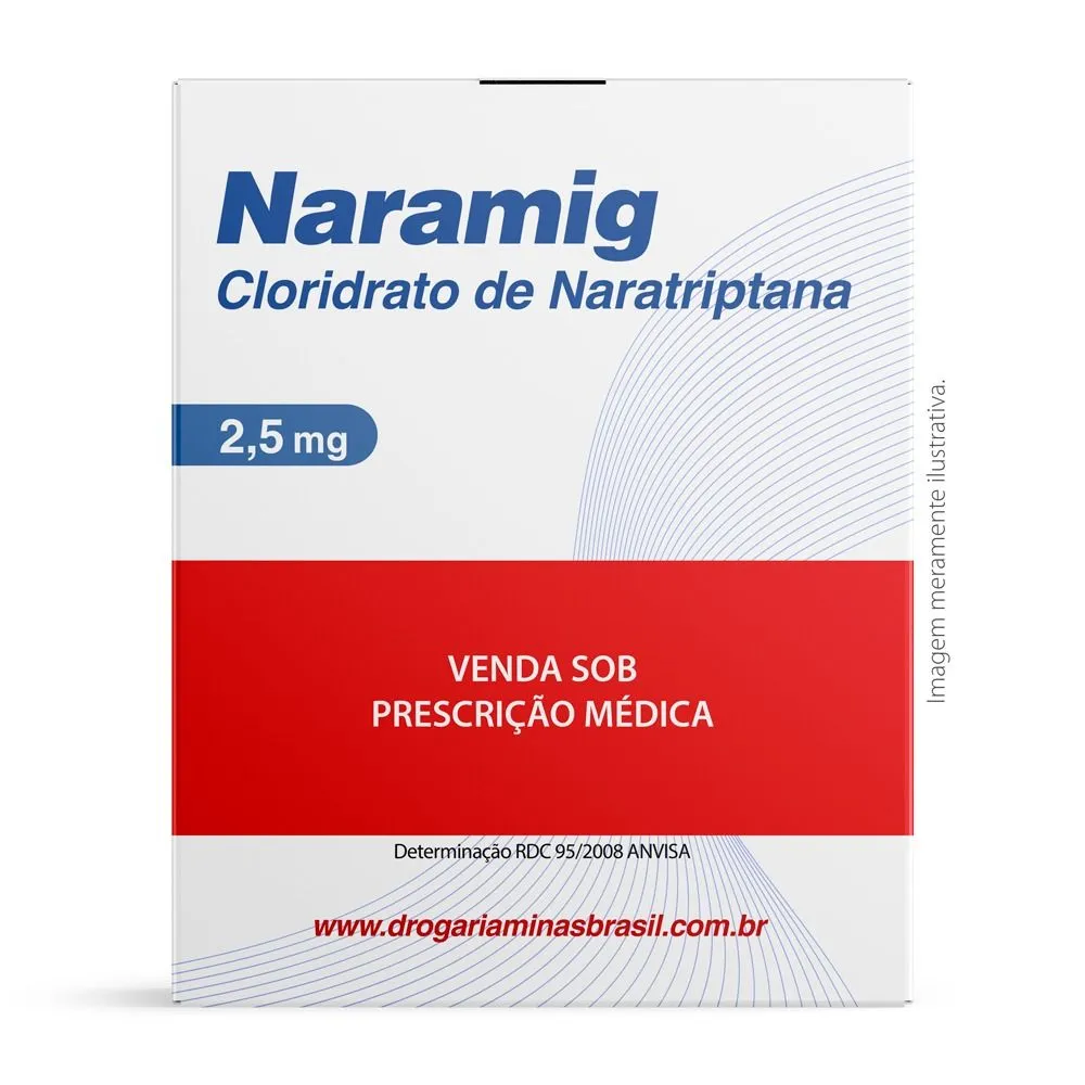 Naramig 2,5 Mg Com 4 Comprimidos