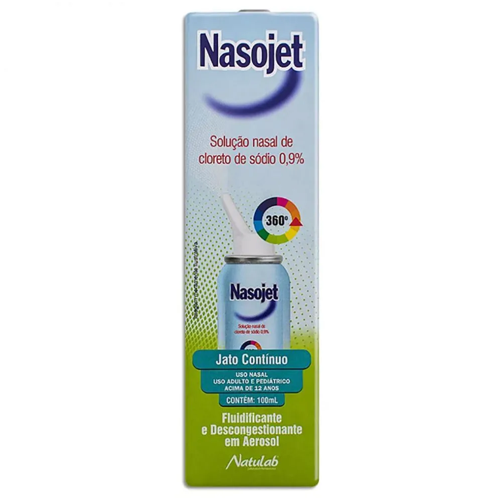 Nasojet Aerosol Jato Contínuo 100ml