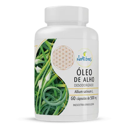 Nattubras Óleo de Alho Desodorizado com 60 Cápsulas