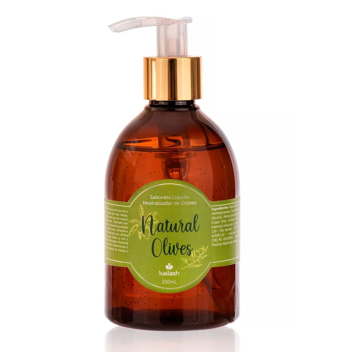 Sabonete Líquido Hidratante Kailash 250mL Natural Olives