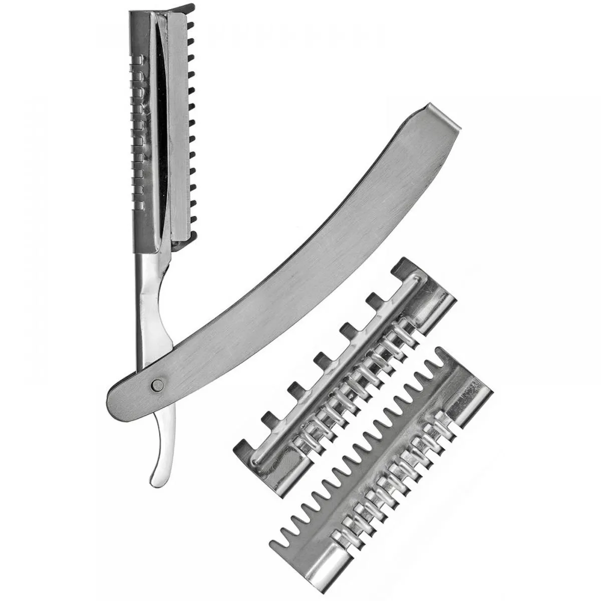 Navalhete Profissional Desfiador Vertix em Aço Inox Prata