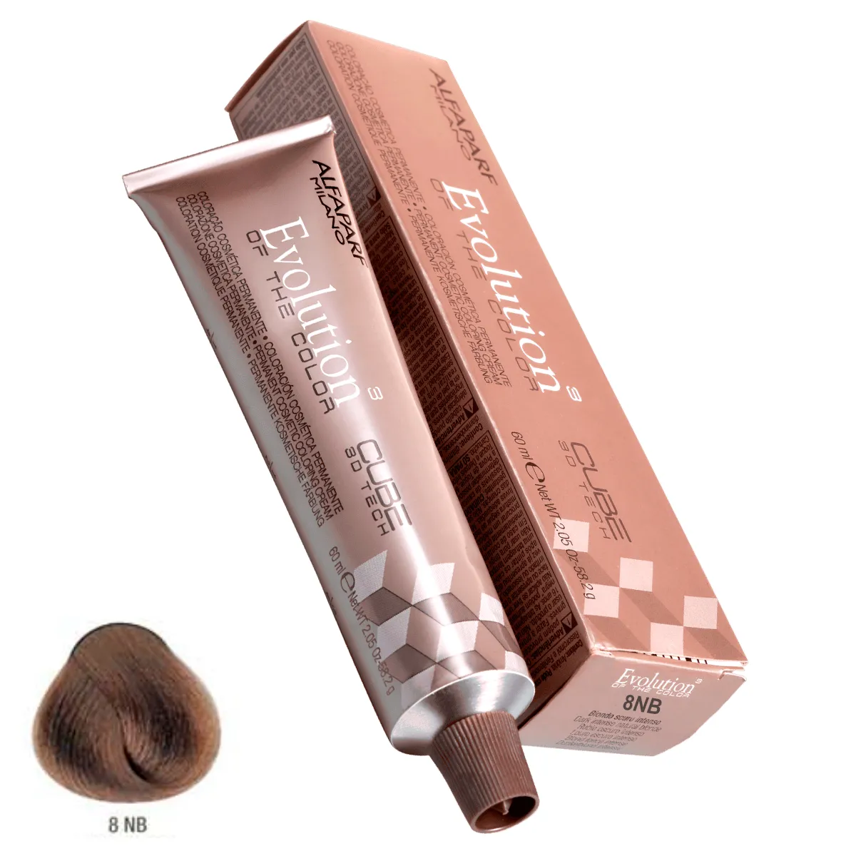 Coloração Evolution Of The Color 60ml Alfaparf 8NB Louro Claro