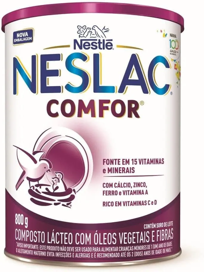 Neslac Comfor Nestlé Composto Lácteo 800g