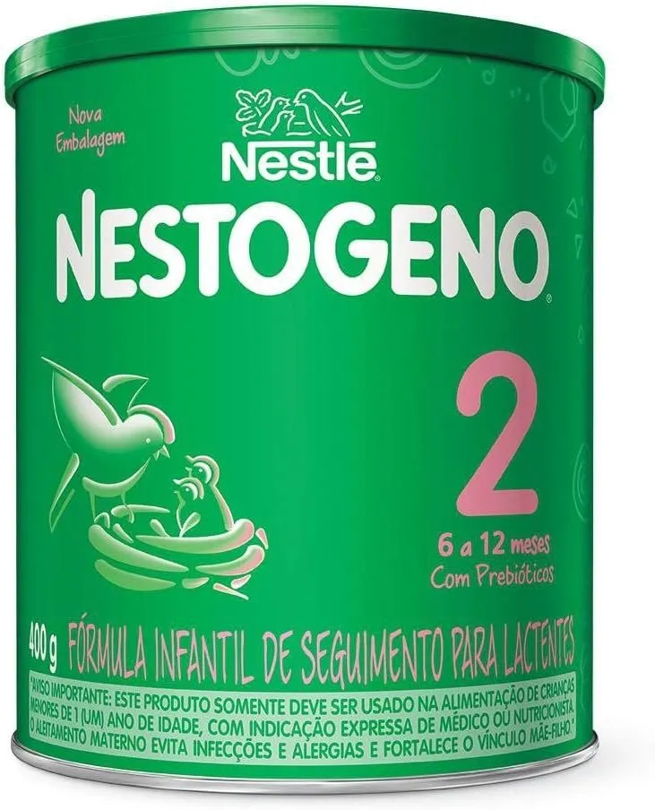 Nestogeno 2 Nestlé Fórmula Infantil 6 a 12 meses 400g