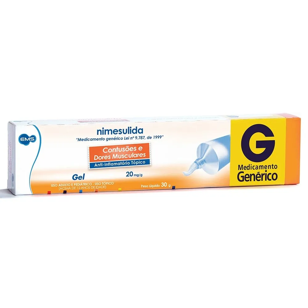 Nimesulida 20 Mg / G Gel 30 G Genérico Ems