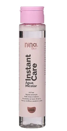 Água Micelar Nina Makeup Instant Care 120ml