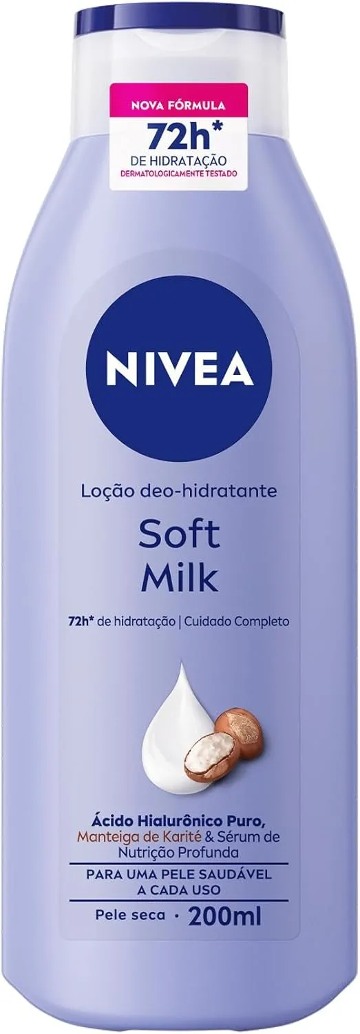 Nivea Hidratante Desodorante Soft Milk 200ml