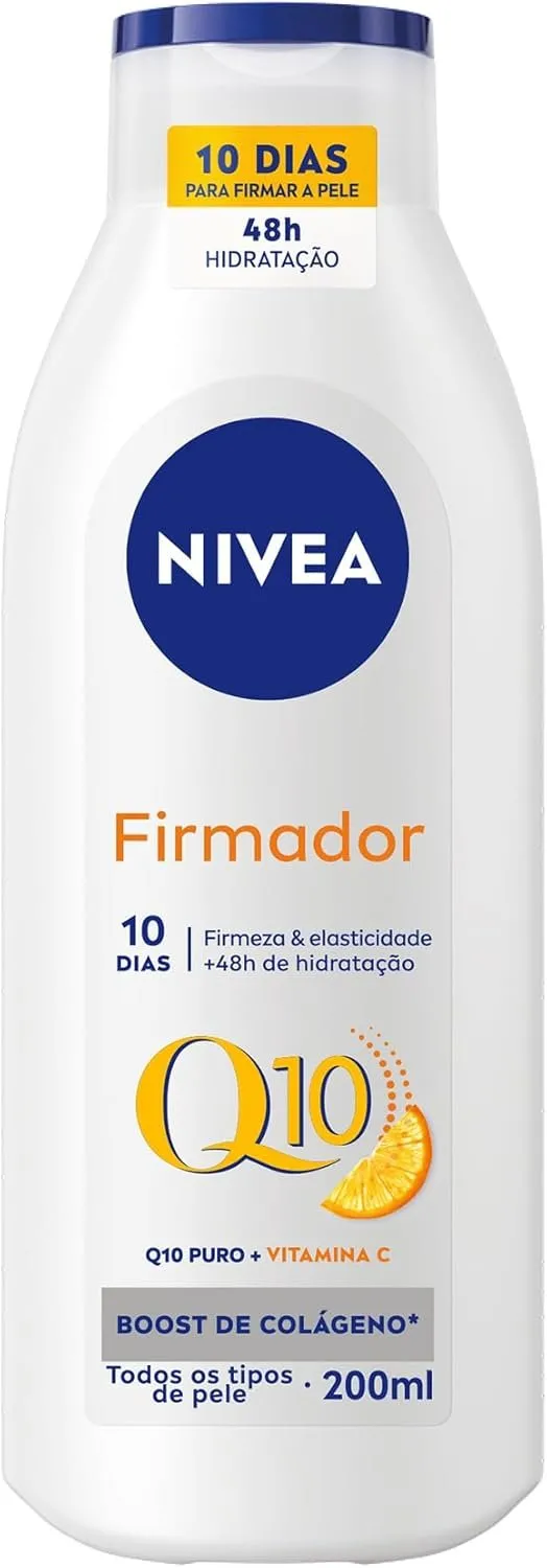 Nivea Loção Hidratante Firmador Q10 + Vitamina C Todos os Tipos de Pele 200ml