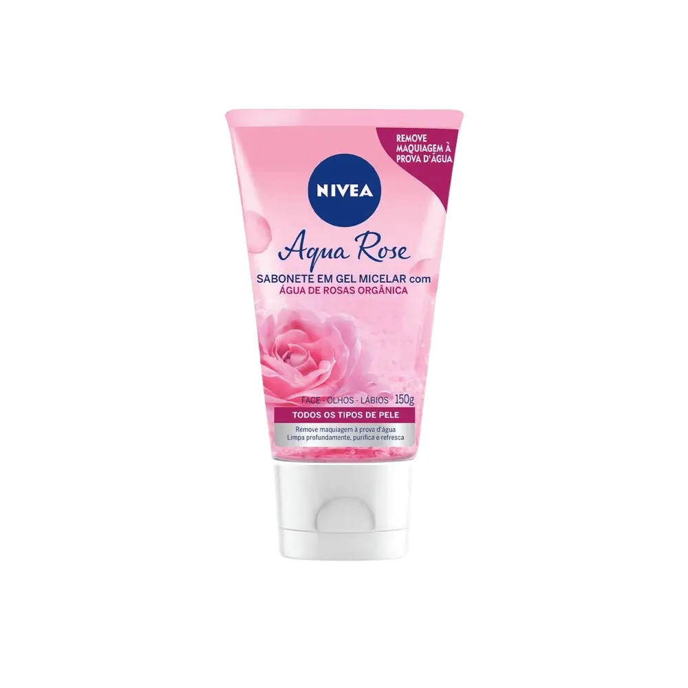 Nivea Agua Micelar Sabonete Gel Rosas - 150g
