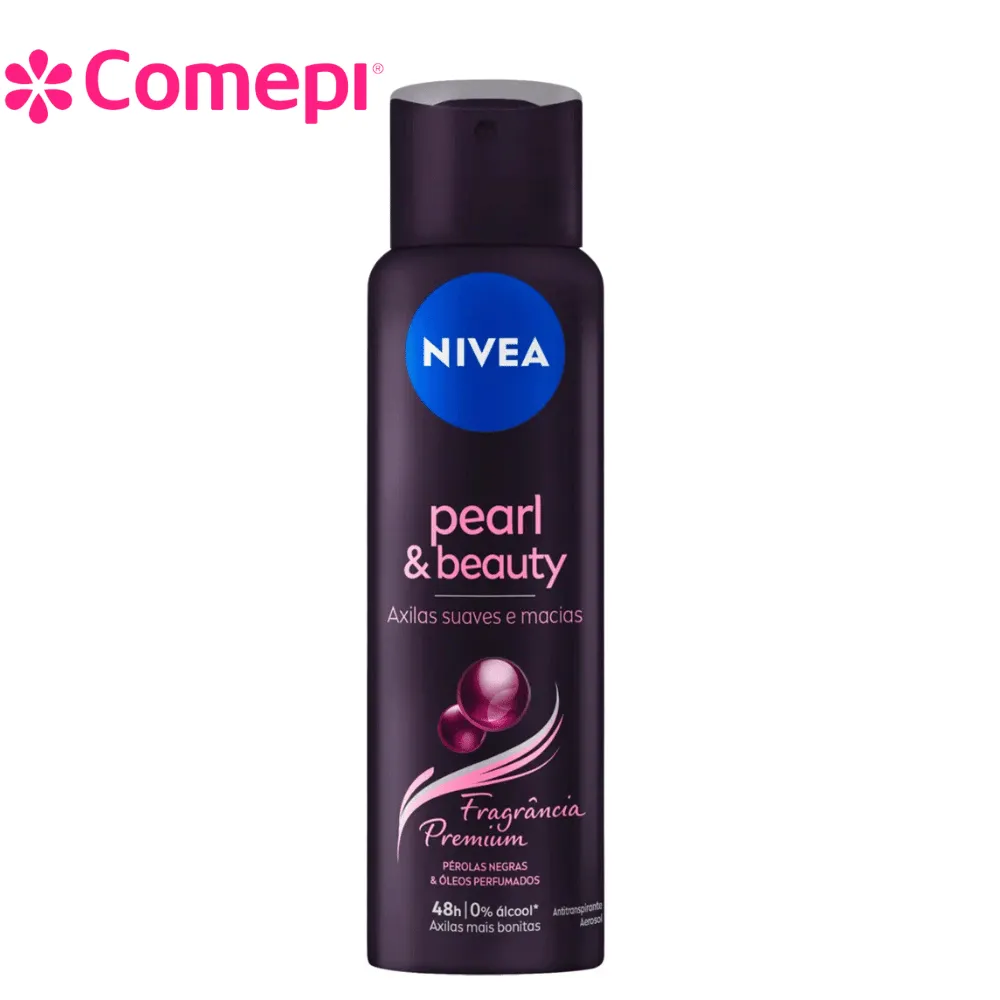 Nivea Des Aero Black Pearl 150ML